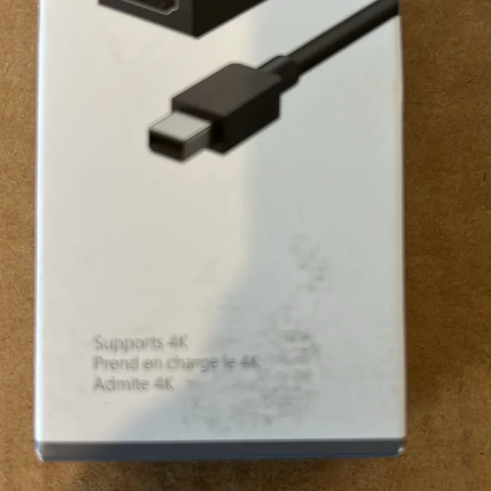Microsoft Surface mini display port to HDMI adapter. New in unopened box.